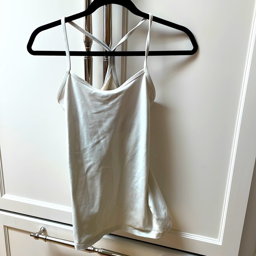 Lululemon Y tank white 10